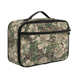 Aloha Hawaiian Camo Flower Pattern Print Portable Lunch Bag