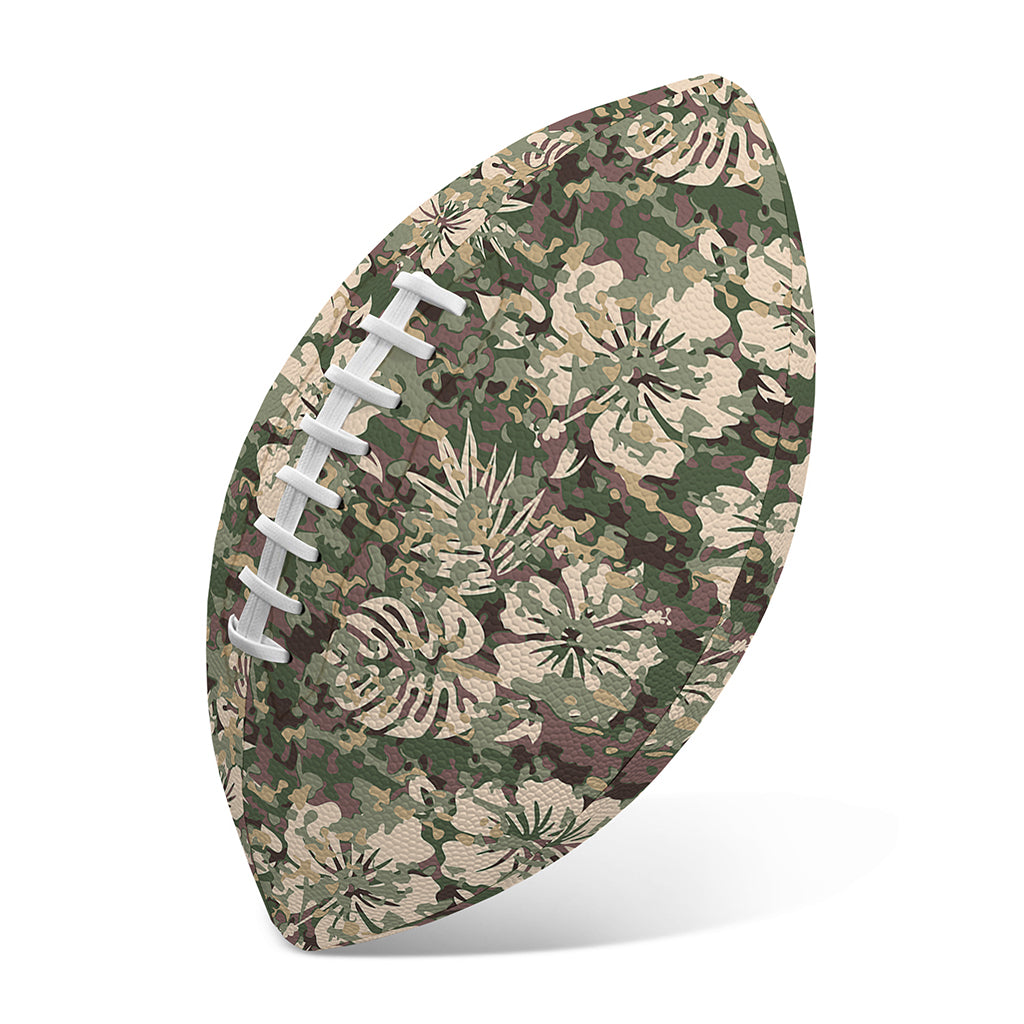 Aloha Hawaiian Camo Flower Pattern Print Rugby Ball