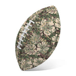 Aloha Hawaiian Camo Flower Pattern Print Rugby Ball