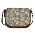 Aloha Hawaiian Camo Flower Pattern Print Saddle Bag