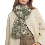 Aloha Hawaiian Camo Flower Pattern Print Scarf