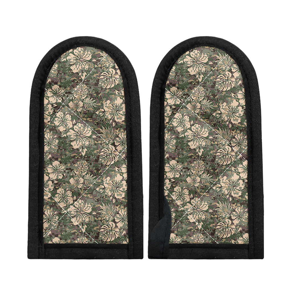 Aloha Hawaiian Camo Flower Pattern Print Skillet Handle Cover