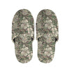 Aloha Hawaiian Camo Flower Pattern Print Slippers