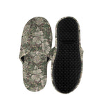 Aloha Hawaiian Camo Flower Pattern Print Slippers