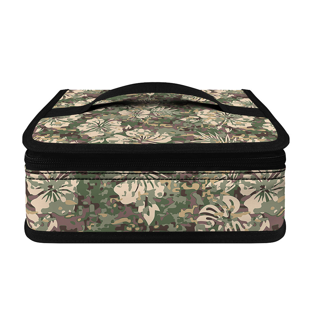 Aloha Hawaiian Camo Flower Pattern Print Small Lunch Bag