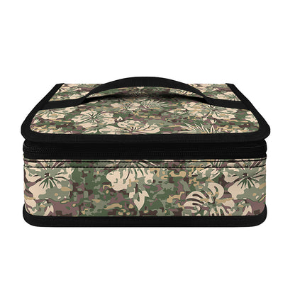 Aloha Hawaiian Camo Flower Pattern Print Small Lunch Bag