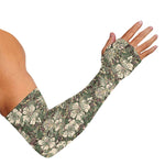 Aloha Hawaiian Camo Flower Pattern Print Sun Protection Arm Sleeves