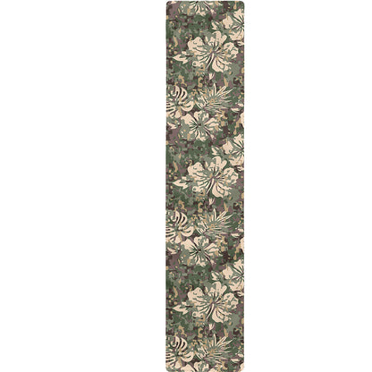Aloha Hawaiian Camo Flower Pattern Print Table Runner