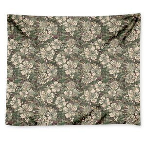 Aloha Hawaiian Camo Flower Pattern Print Tapestry