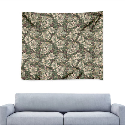 Aloha Hawaiian Camo Flower Pattern Print Tapestry