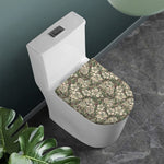 Aloha Hawaiian Camo Flower Pattern Print Toilet Lid Cover