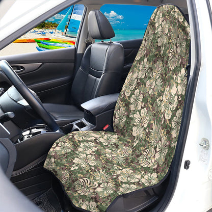 Aloha Hawaiian Camo Flower Pattern Print Waterproof Car Seat Cover