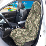 Aloha Hawaiian Camo Flower Pattern Print Waterproof Car Seat Cover