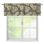 Aloha Hawaiian Camo Flower Pattern Print Window Valance
