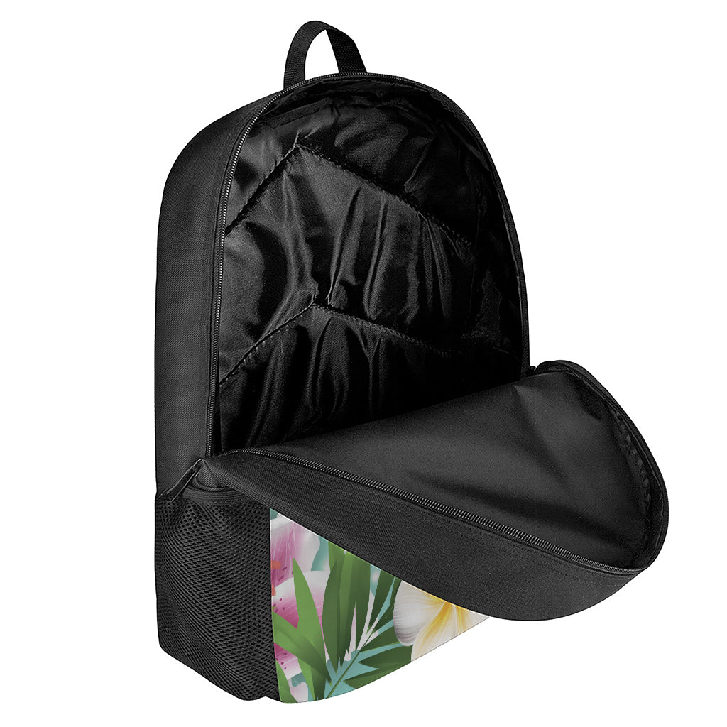 Aloha Hawaiian Flower Print 17 Inch Backpack