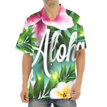 Aloha Hawaiian Flower Print Aloha Shirt