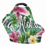 Aloha Hawaiian Flower Print Baby Seat Cover