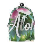Aloha Hawaiian Flower Print Backpack
