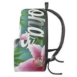 Aloha Hawaiian Flower Print Backpack