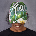 Aloha Hawaiian Flower Print Baseball Cap