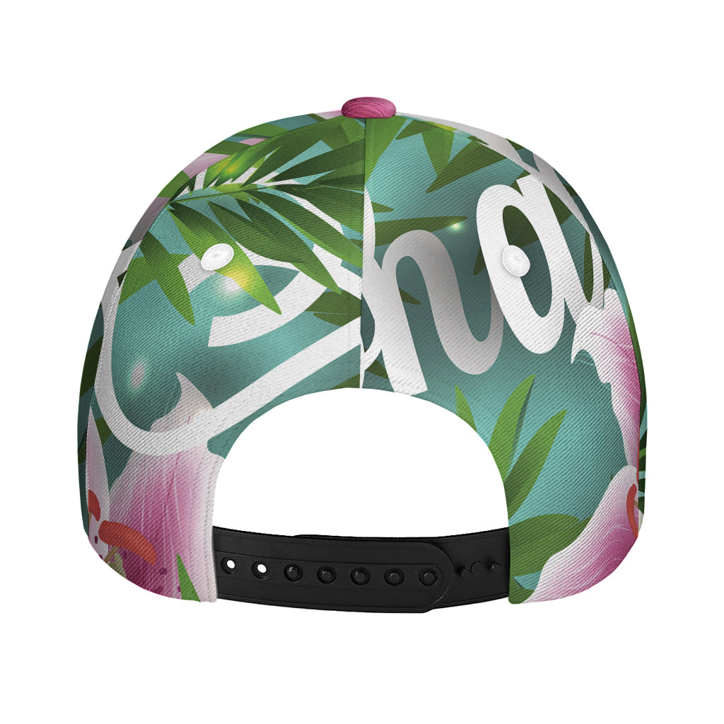 Aloha Hawaiian Flower Print Baseball Cap