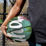 Aloha Hawaiian Flower Print Basketball