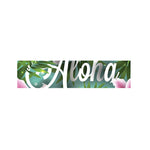 Aloha Hawaiian Flower Print Bed Runner