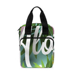 Aloha Hawaiian Flower Print Bible Tote Bag