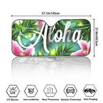 Aloha Hawaiian Flower Print Car Windshield Sun Shade