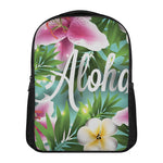 Aloha Hawaiian Flower Print Casual Backpack