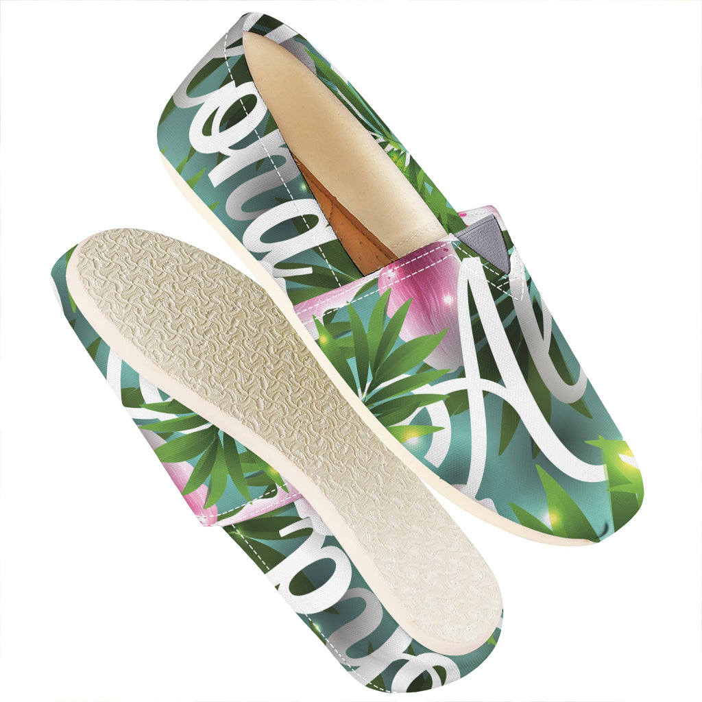 Aloha Hawaiian Flower Print Casual Shoes