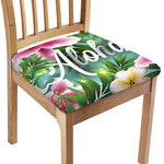 Aloha Hawaiian Flower Print Chair Cushion Cover