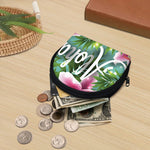 Aloha Hawaiian Flower Print Coin Purse