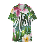 Aloha Hawaiian Flower Print Cotton Hawaiian Shirt