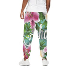 Aloha Hawaiian Flower Print Cotton Pants