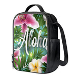 Aloha Hawaiian Flower Print Crossbody Lunch Bag