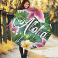 Aloha Hawaiian Flower Print Foldable Umbrella