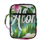 Aloha Hawaiian Flower Print Front Pocket Bible Bag