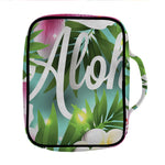 Aloha Hawaiian Flower Print Front Pocket Bible Bag