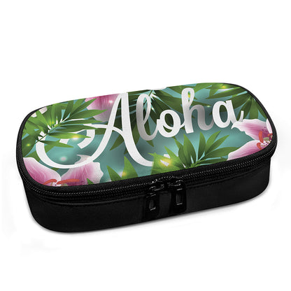 Aloha Hawaiian Flower Print Insulin Cooler Travel Case