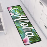 Aloha Hawaiian Flower Print Long Kitchen Mat