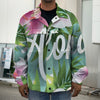 Aloha Hawaiian Flower Print Men's Shirt Jacket