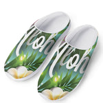 Aloha Hawaiian Flower Print Mesh Casual Shoes