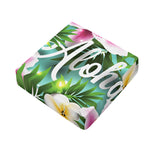 Aloha Hawaiian Flower Print Outdoor Seat Cushion Cover