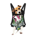 Aloha Hawaiian Flower Print Pet Carrier Backpack