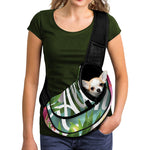 Aloha Hawaiian Flower Print Pet Sling Carrier