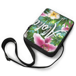 Aloha Hawaiian Flower Print Rectangular Crossbody Bag