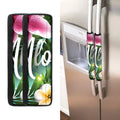 Aloha Hawaiian Flower Print Refrigerator Handle Covers