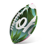 Aloha Hawaiian Flower Print Rugby Ball