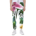 Aloha Hawaiian Flower Print Joggers